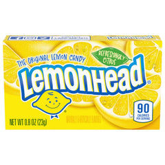 Packaged treat-sized Lemonhead boxes are easy to snack on and share