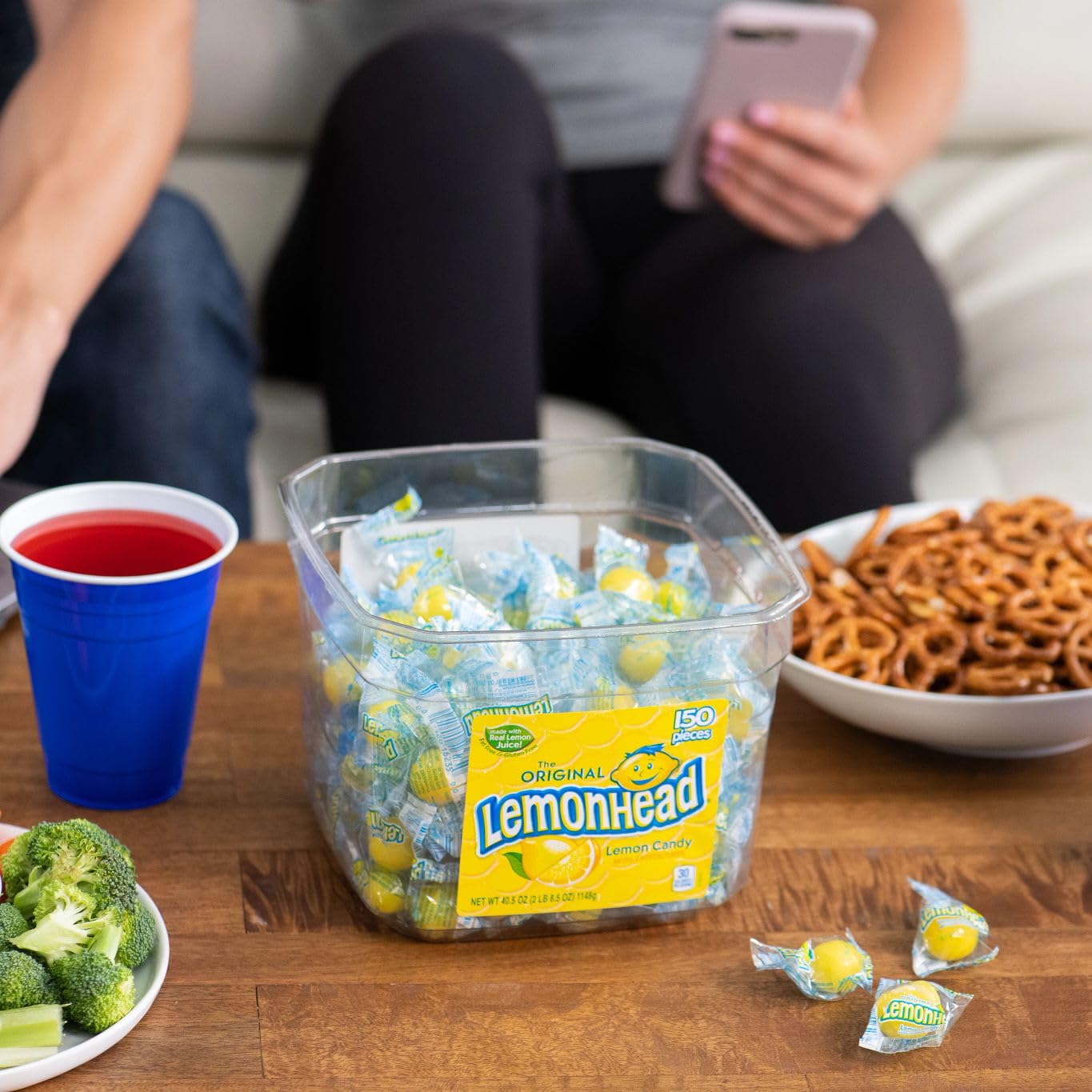 LEMONHEAD Easter basket candy to brighten holiday baskets.