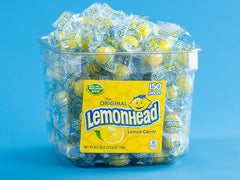 LEMONHEAD 150-count tub packaging, perfect for stocking up at home.