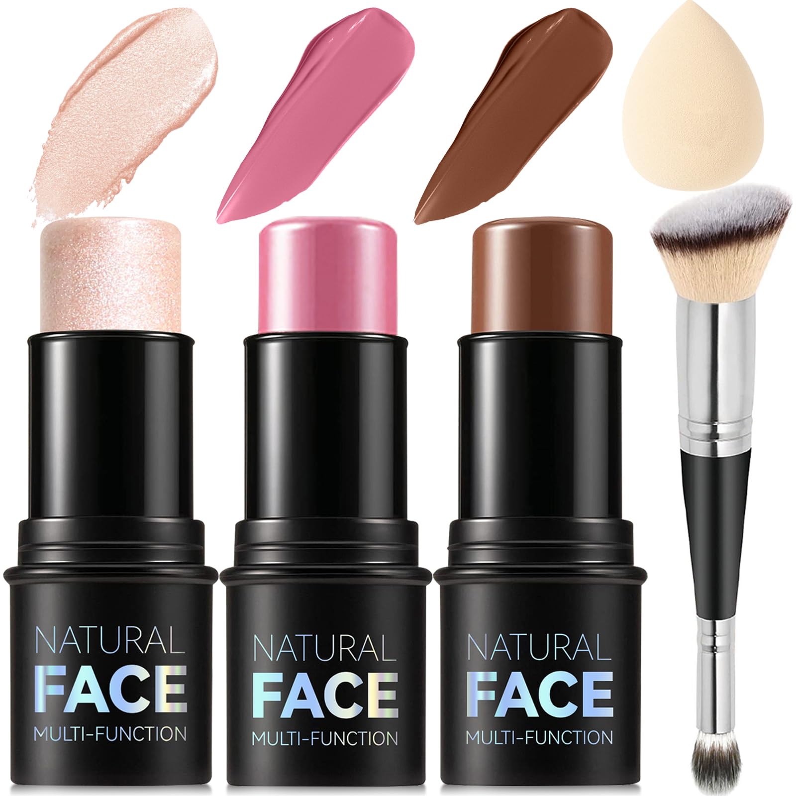 Lemonsac 3Pcs Cream Contour Stick Kit packaging for travel and touch-ups
