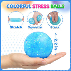 Lemostaar stress balls being squeezed to release tension during a busy day.