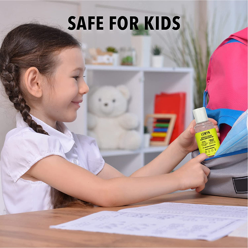 Lemyn Organics lab-tested seal emphasizing safety and non-toxic formula.