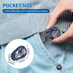 LENDOD 2Pack handheld fidget spinner in hand for focused attention