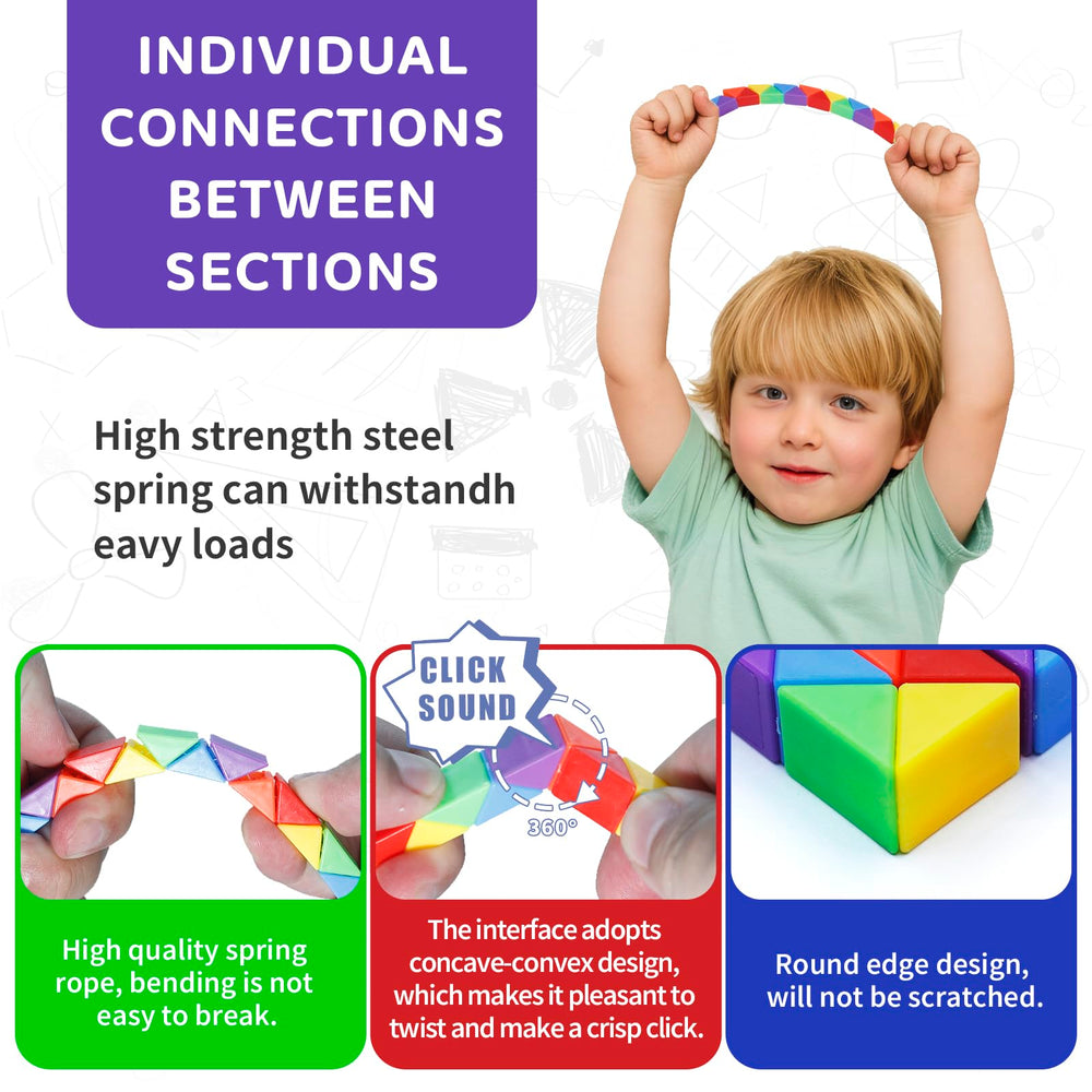 LENDOD classroom treasure box snake cube promotes focus and problem solving.