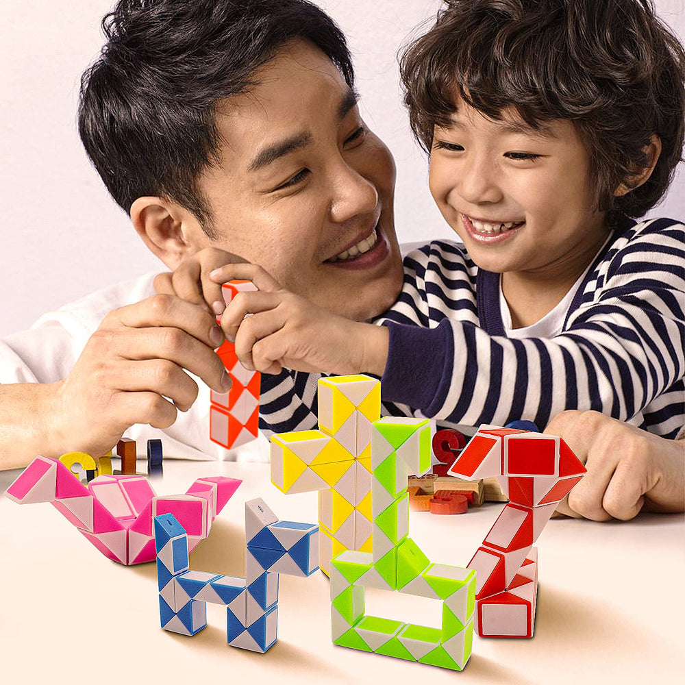 LENDOD gift-ready snake cubes: ideal party favors and classroom prizes for kids.