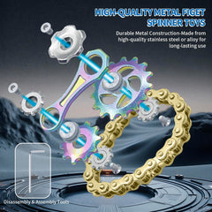 LENDOD metal fidget toy pocket-size for on-the-go stress relief