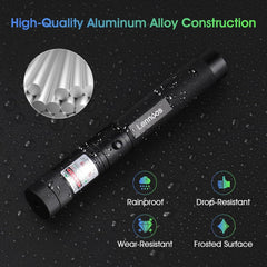 Lennoos aluminum alloy body with anti-slip grip for stability.