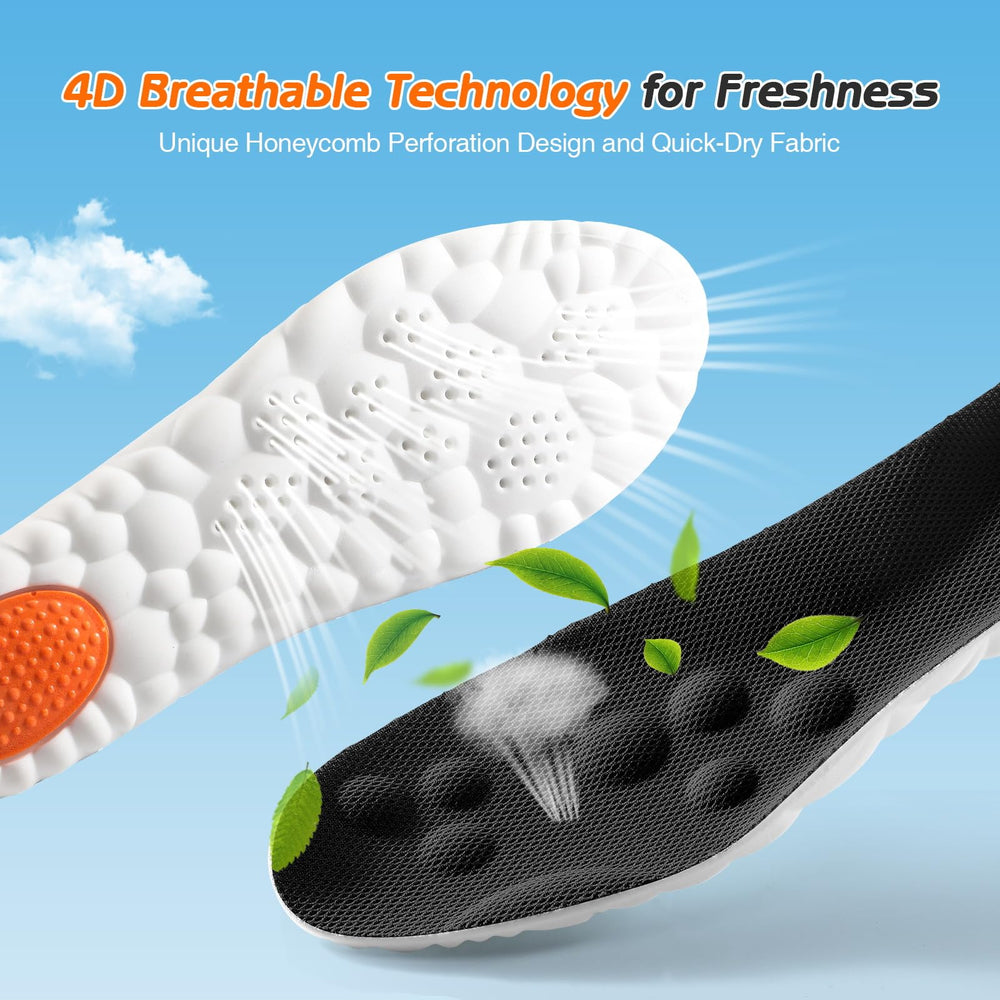 Lennoos arch-support insoles with U-heel cup for improved stability