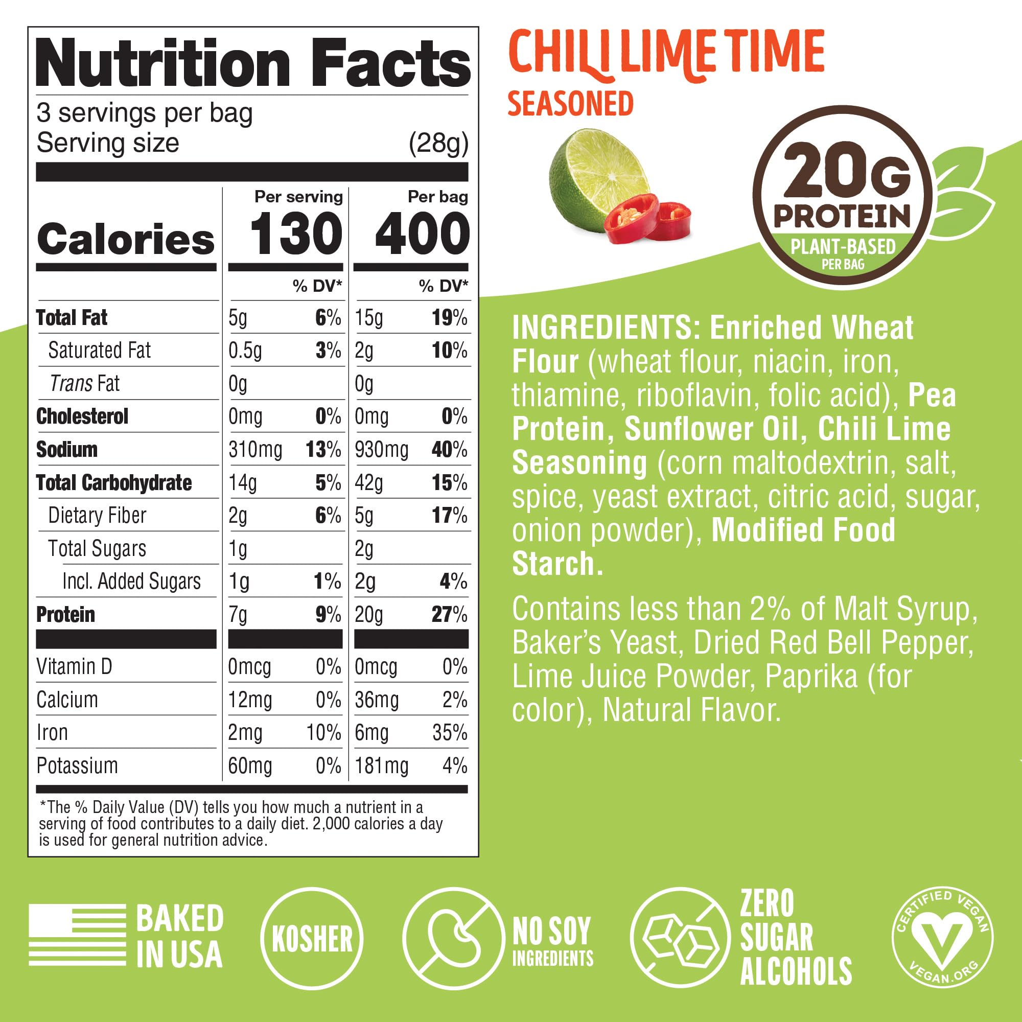 Lenny & Larry's FITZELS chilli lime time pack collection, convenient on-the-go protein.
