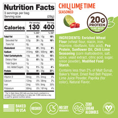 Lenny & Larry's FITZELS chilli lime time pack collection, convenient on-the-go protein.