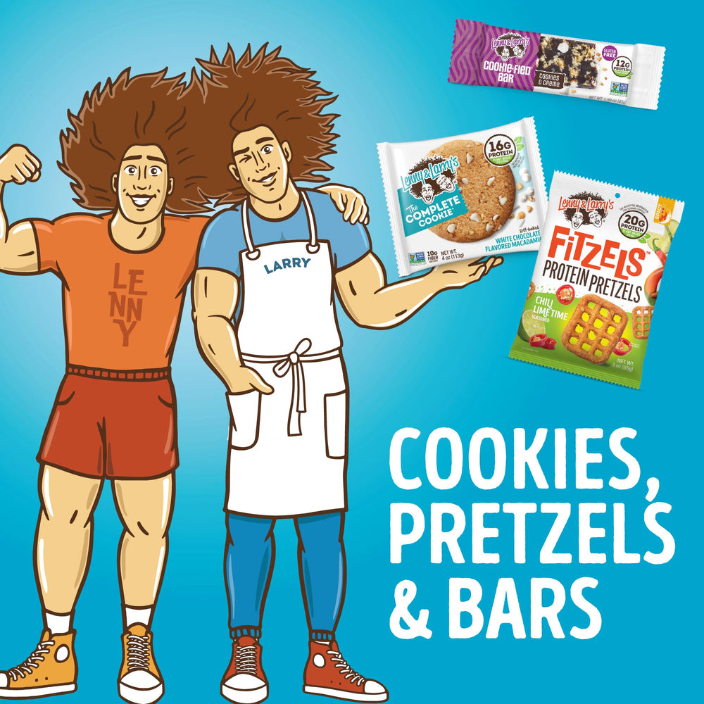 Lenny & Larry's 12-pack Snickerdoodle cookies for convenient daily snacking
