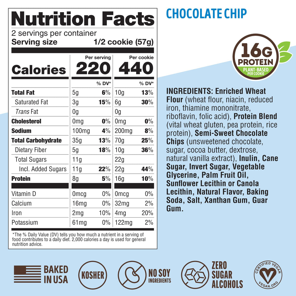 Lenny & Larry's Complete Protein Cookie 12-pack box shown for value.