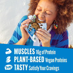 Lenny & Larry's Complete Protein Cookie 4 oz cookie on a plate.