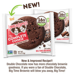 Lenny & Larry's Complete Protein Cookie PB chocolate chip, delicious high-protein option.