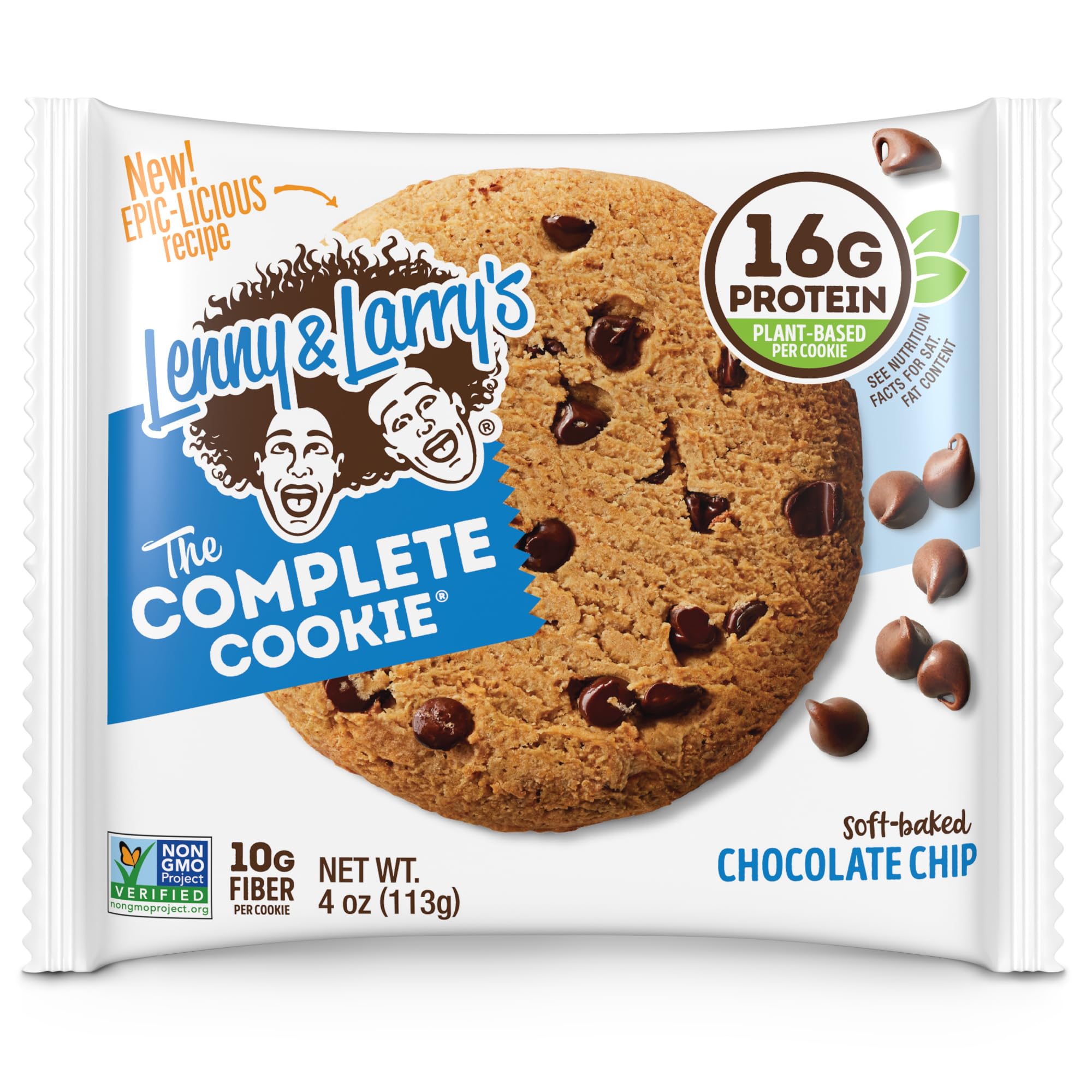 Lenny & Larry's serving idea featuring the cookie as a grab-and-go snack.