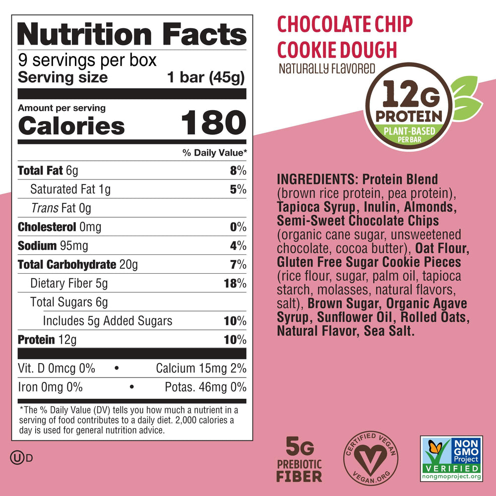 Lenny & Larry's Cookie-fied Bar soft chewy texture ideal for on the go energy.