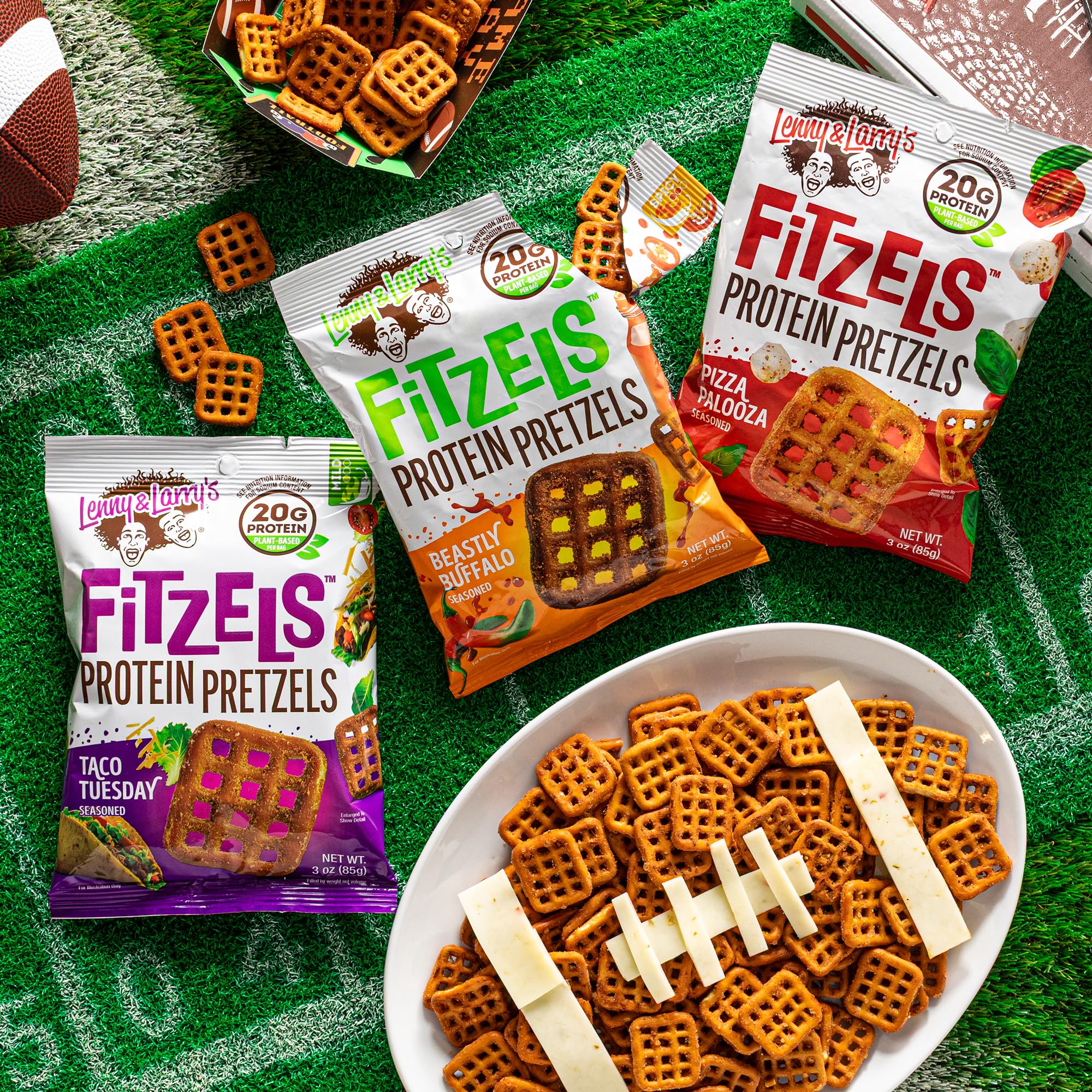 Buffalo flavor FITZELS bag; bold heat and protein lift on the go.