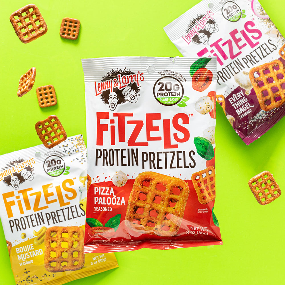 Lenny & Larrys Fitzels made in the USA for quality snacking.