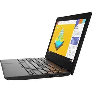 Lenovo 100e Renewed 11.6-inch HD display with crisp clarity.