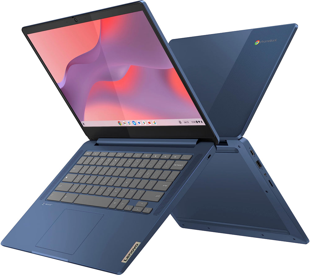 Chrome OS home screen ready with apps for learning and work.