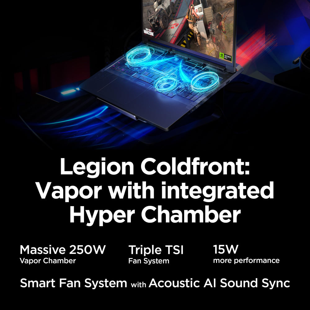 Lenovo Legion Pro 7i 2TB storage for fast loading and ample space.