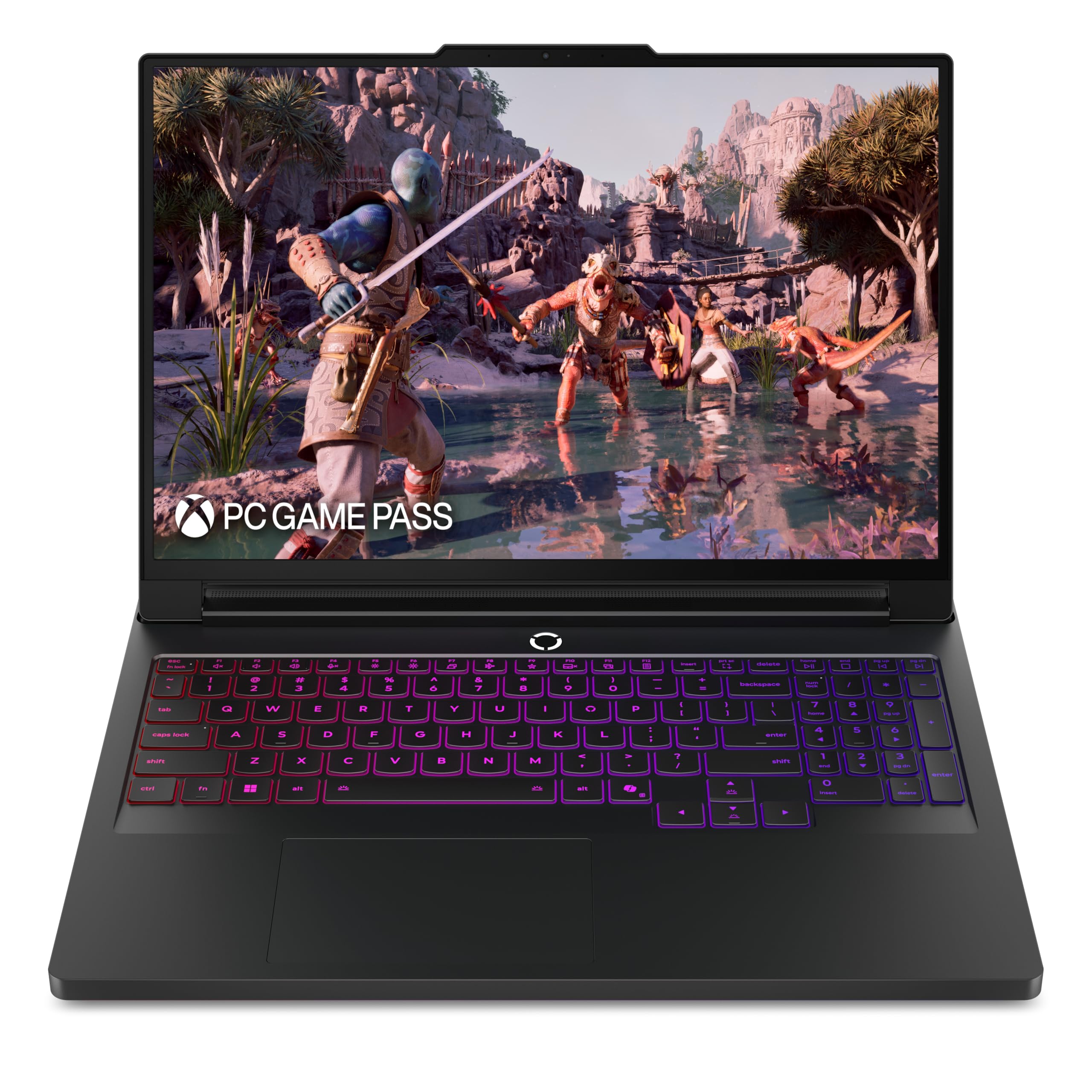 Lenovo Legion Pro 7i OLED display closeup showing vibrant contrast for immersive gaming.