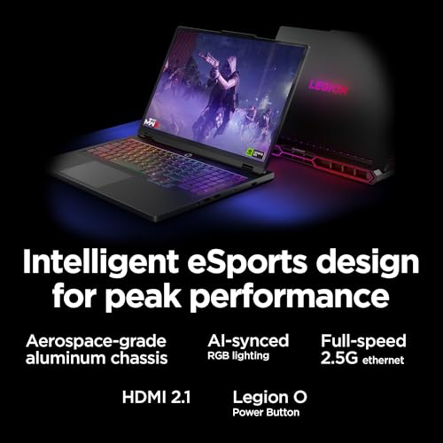 Lenovo Legion Pro 7i PureSight OLED panel with low latency visuals.
