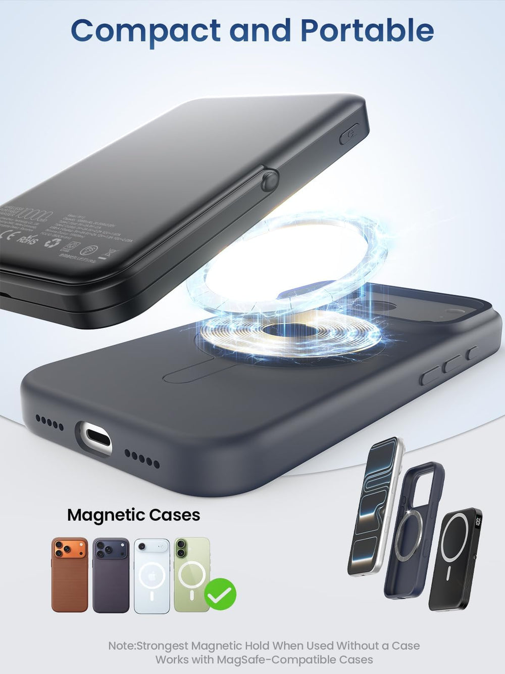 LENUTO foldable stand enables hands-free viewing while charging.