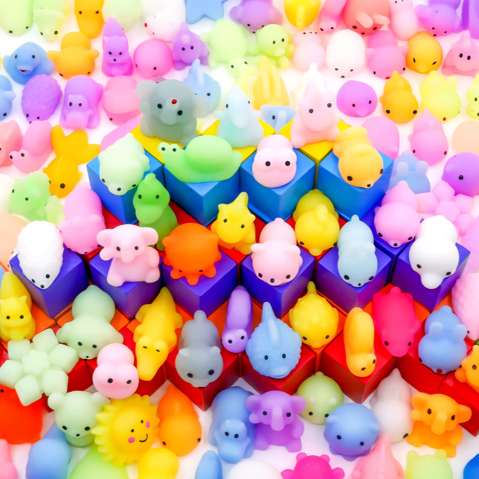 LENYOQIN Mochi squishies animal pack for kids, engaging tactile play.