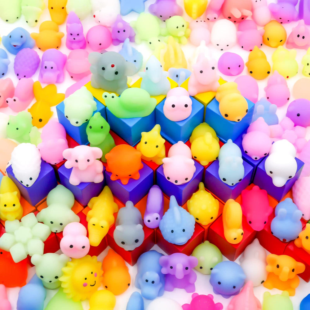 LENYOQIN Mochi squishies animal pack for kids, engaging tactile play.
