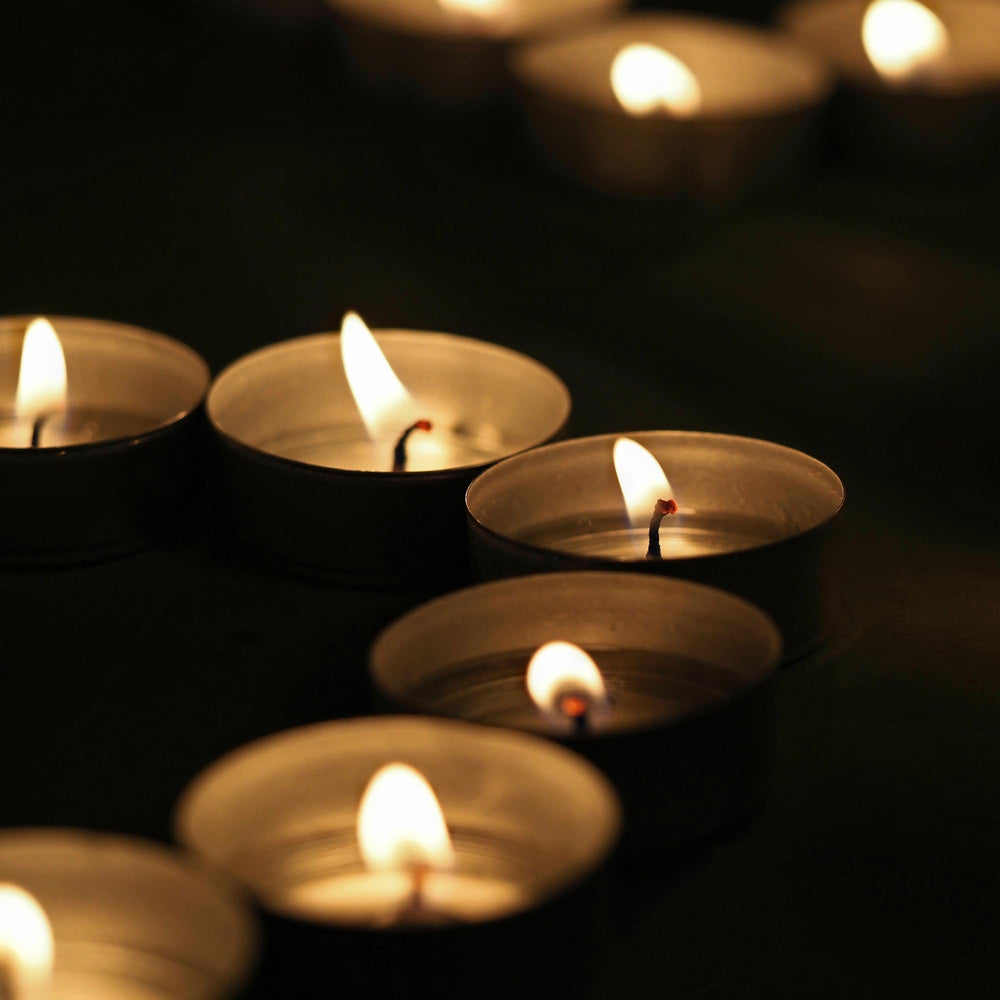 Leor & Lair Tealights ideal for power outages and emergency lighting.