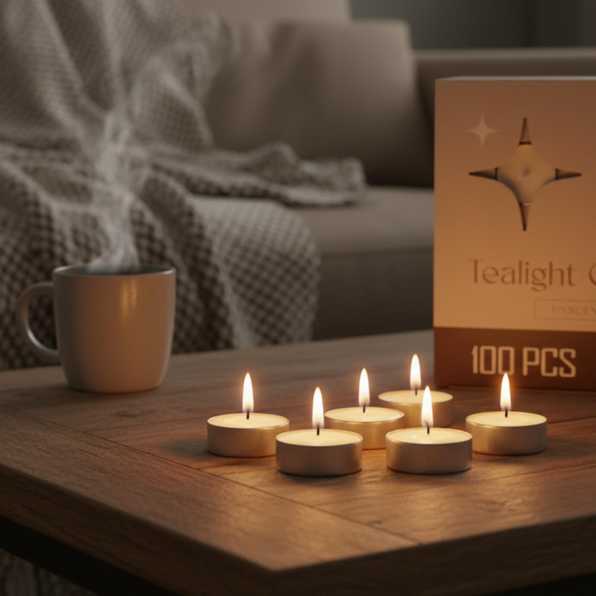 Leor & Lair Tealights fit standard holders for easy styling.