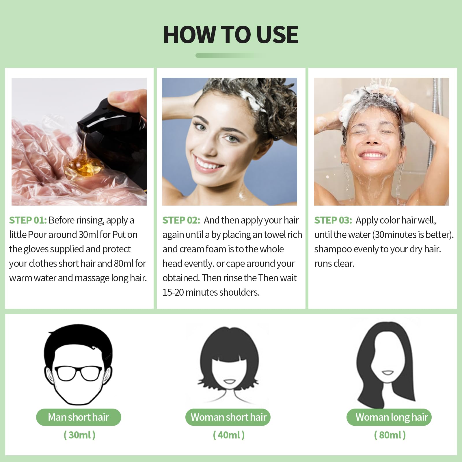 Leorx nourishing after-use hair feels soft and manageable.