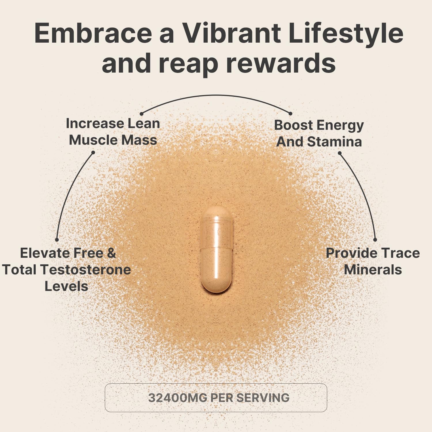 Leotri Ultra Strength T-Booster label detail shows potency and serving size