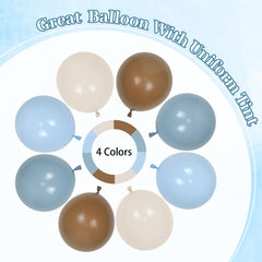 Leraqertra pastel blue balloons add soft touches to baby showers and birthdays