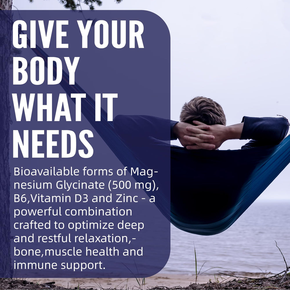 Lerinettia D3 Zinc icons alongside magnesium glycinate benefits for immune wellness