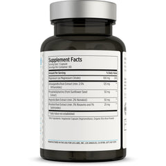 LES Labs Cortisol Health capsules closeup showcases natural mood-support ingredients.
