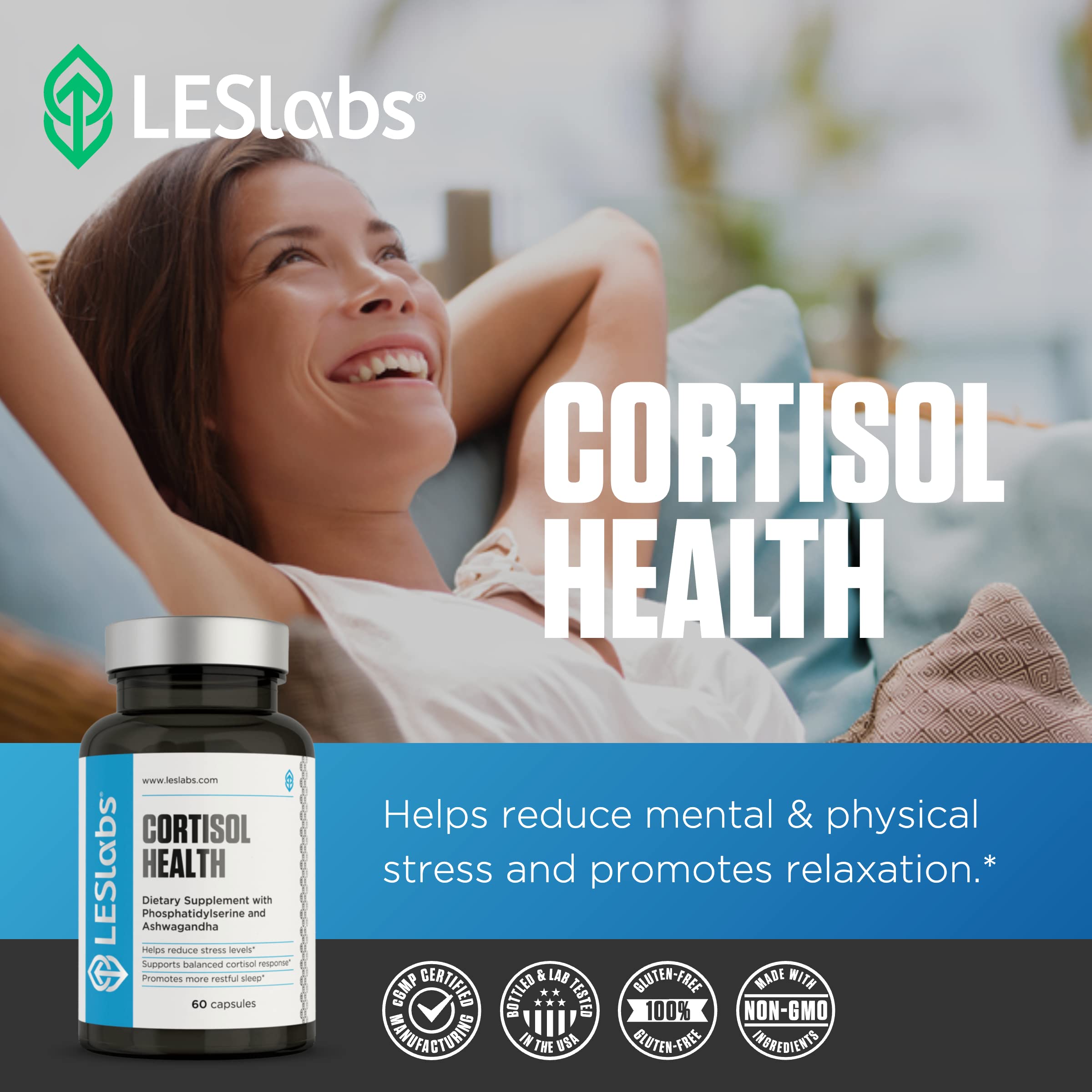 LES Labs Cortisol Health night sleep setting suggests restful nights.