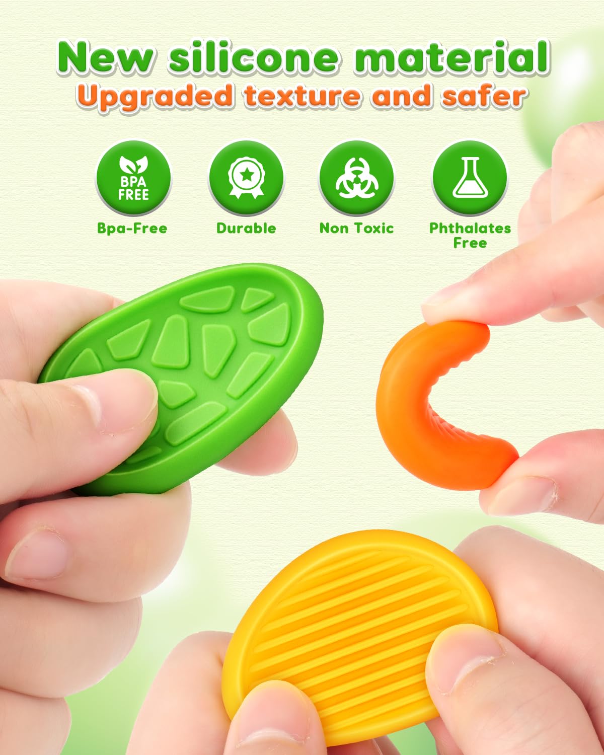 LESONG autism-friendly sensory stones with textures that support focus