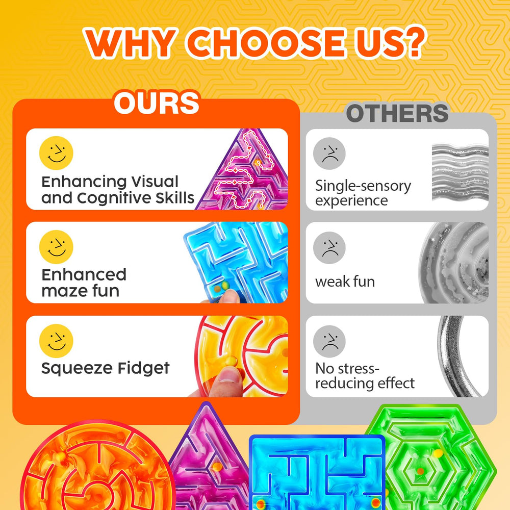 LESONG bright-colored sensory toys stimulate sight and calm nerves