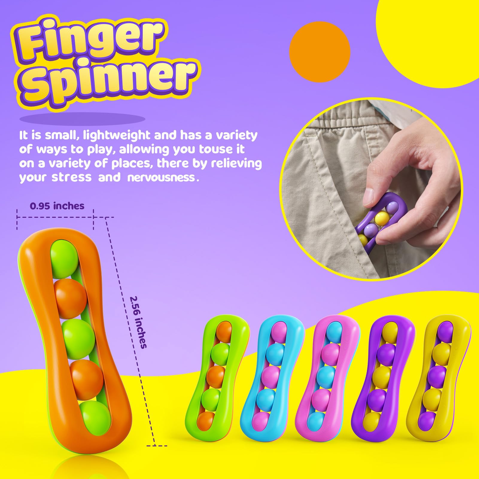 Lesong durable fidget design withstands daily use and drops.
