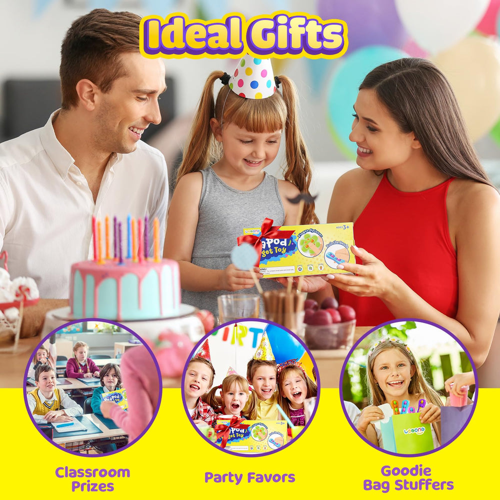 Lesong Easter basket stuffer packaging with colorful toys.
