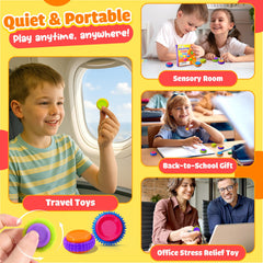 LESONG pocket-size silicone fidget for stress relief on the go