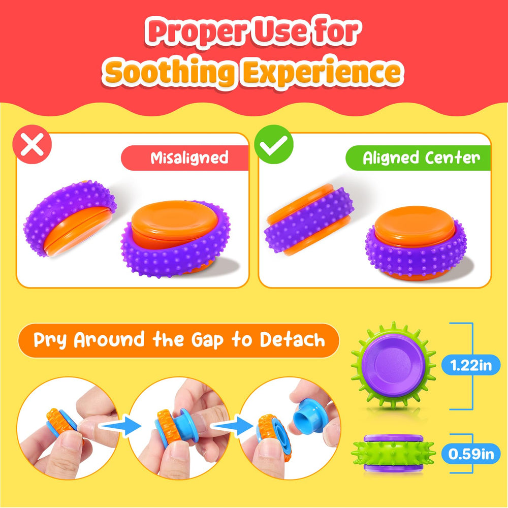 LESONG stress-relief pack with varied textures supports sensory breaks