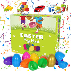 LessMo bright plastic eggs for DIY crafts and gifts