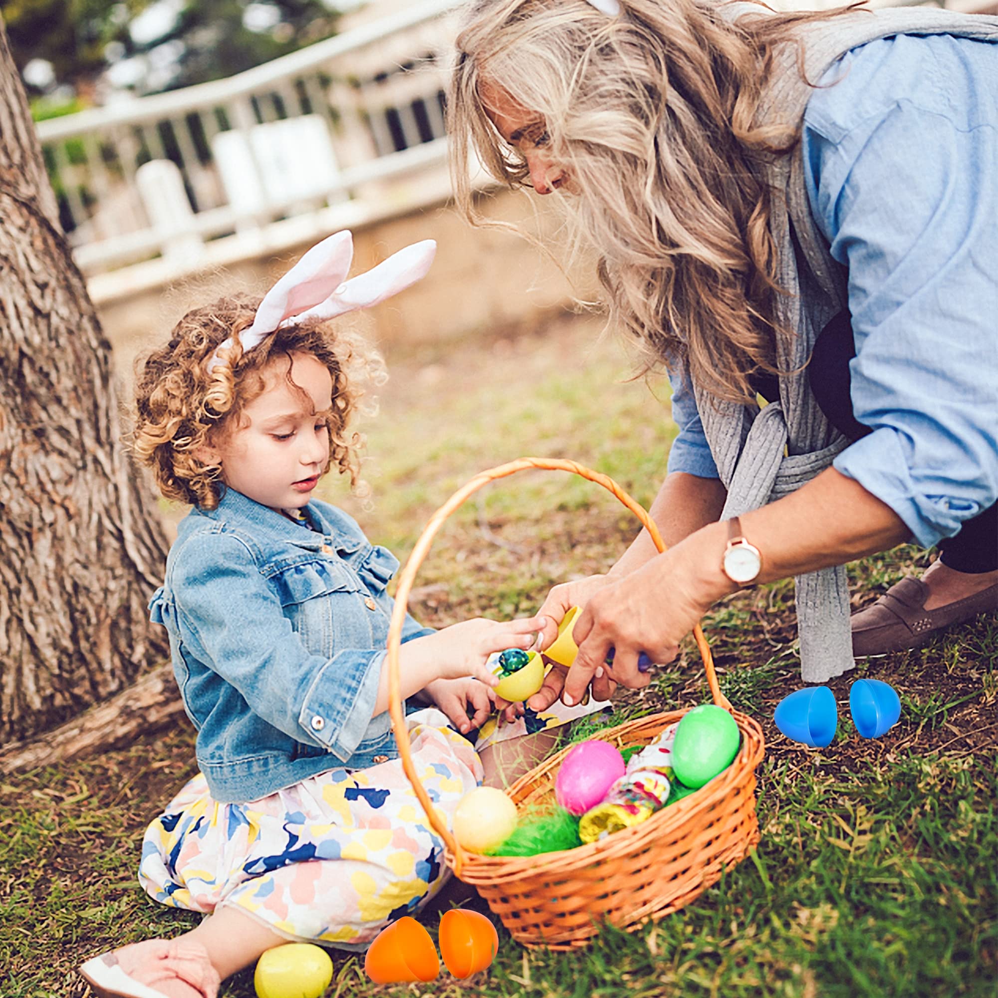 LessMo 72pcs eggs for easy hiding and gifting