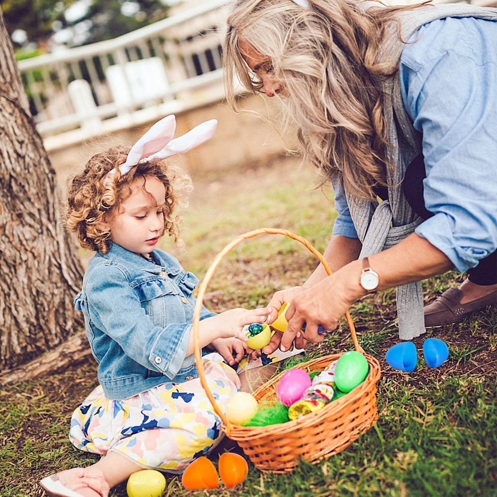 LessMo 72pcs eggs for easy hiding and gifting