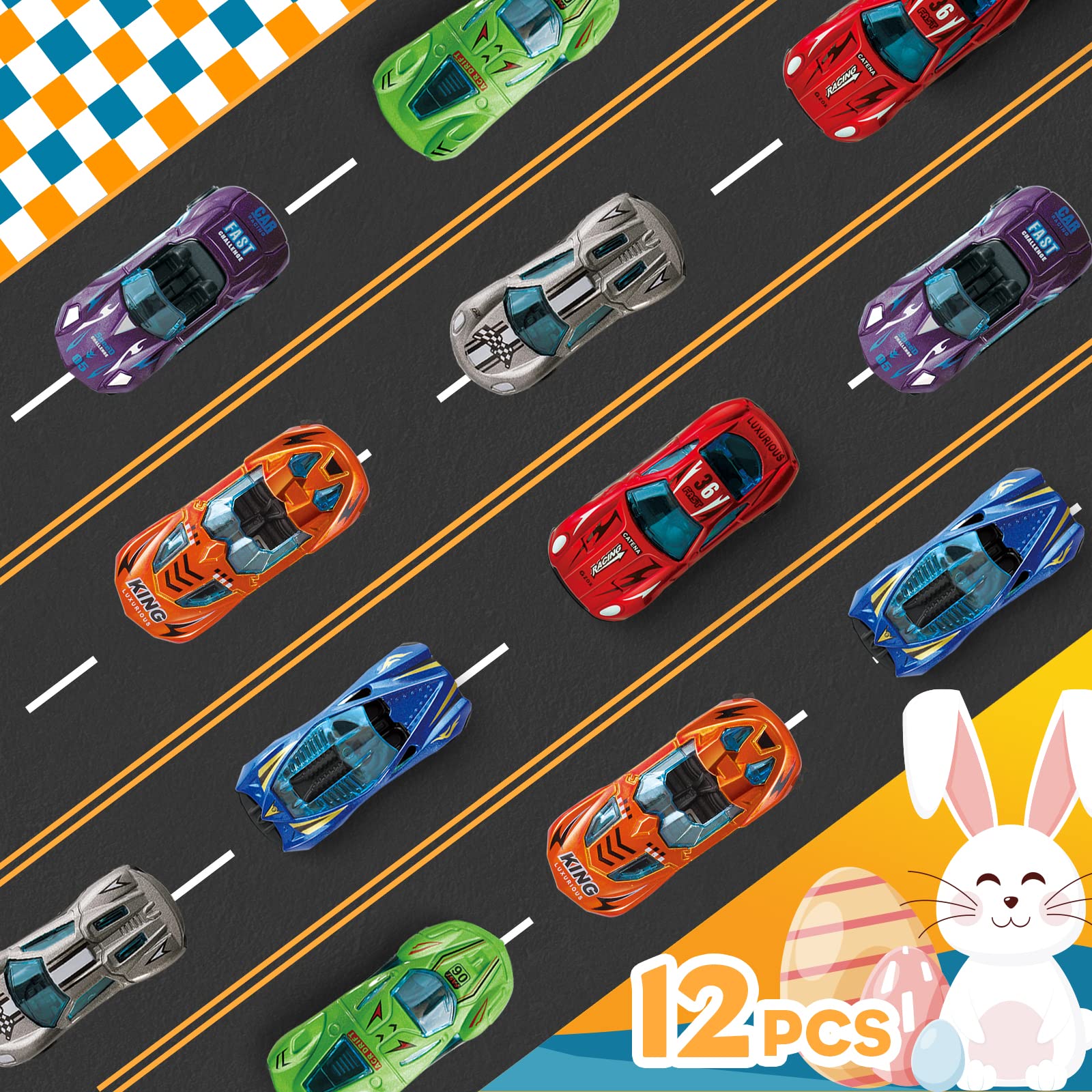 Letapapa die-cast cars inside eggs spark friendly sharing and competition.