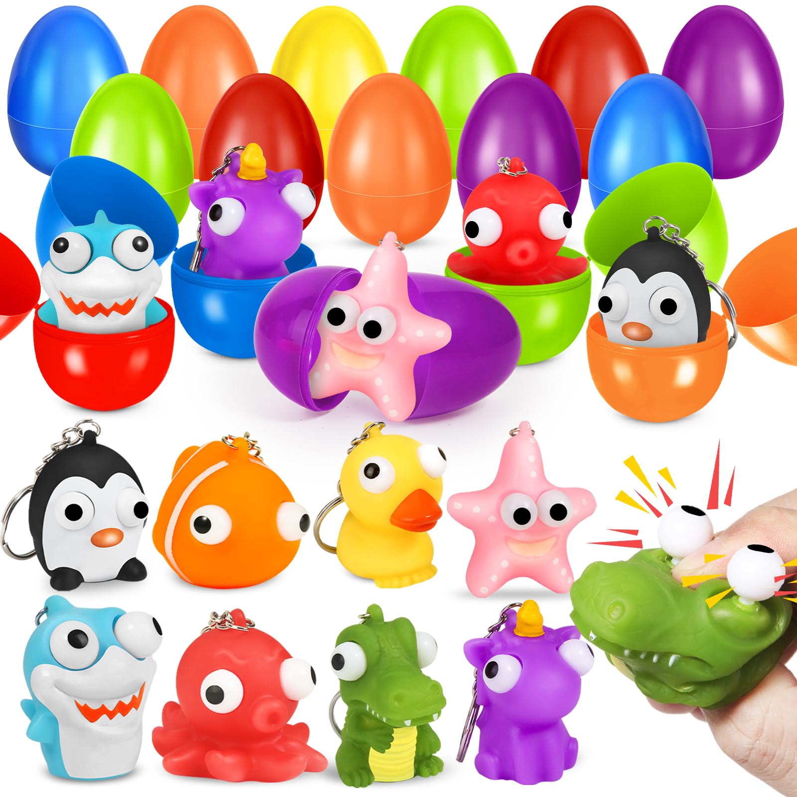 Letapapa Easter eggs with eye-popping toys for exciting egg hunts