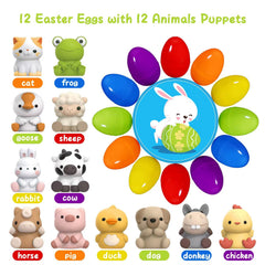 Letapapa fillable eggs revealing puppets inside for surprises.